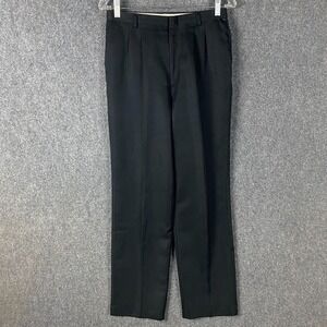 Haggar Classic Pants Women's Size 10 Trousers Black Hook & Eye